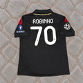 Robinho 70 - Milan 2011/12 Retro Football Jersey Soccer Trikot Maillot