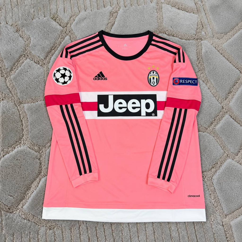 Claudio Marchisio Juventus Pink Retro 2015-2016 Pink Football Jersey Trikot Maillot