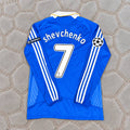 Andriy Shevchenko Chelsea 2008 Champions League Final Long Sleeve Football Jersey Soccer Trikot Maillot
