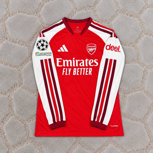 Bruno Guimaraes Arsenal Home Long Sleeve 2027 Soccer Football Jersey Trikot Maillot