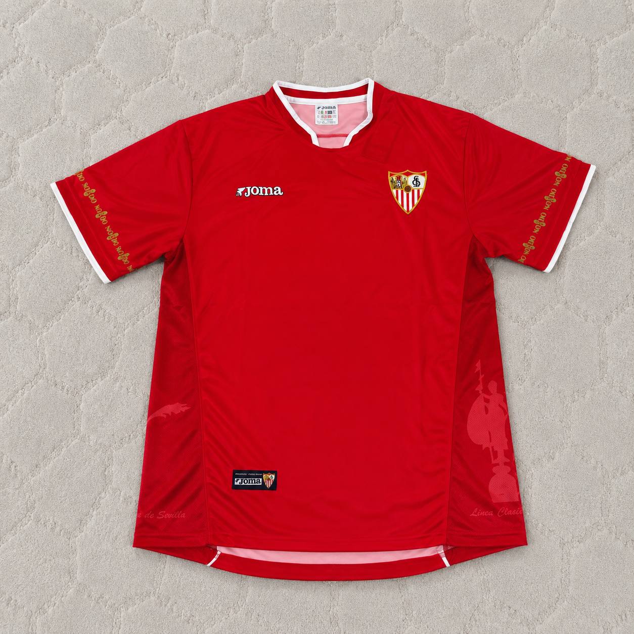 Sergio Ramos Sevilla 2003/2004 Red Home Retro Football Jersey Kit