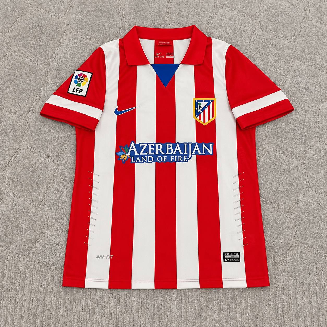 Saul Niguez 17 Atlético Madrid Home 2014/15 Retro Kit Trikot Jersey Maillot Soccer Shirt