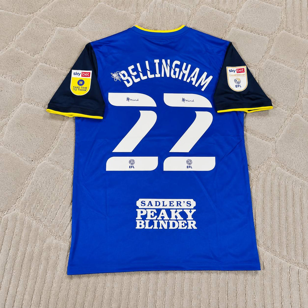Jude Bellingham Birmingham 2019/2020 Home Blue Retro Football Jersey Trikot Maillot
