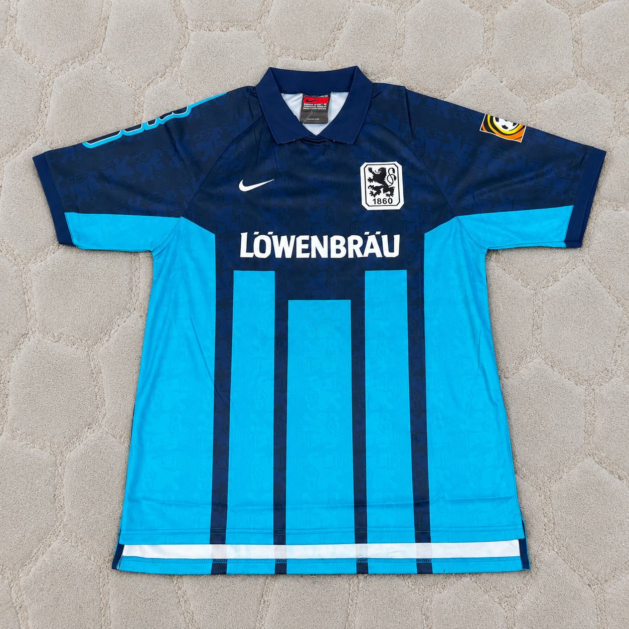 Daniel Borimirov TSV 1860 München Blaues Heim Retro Fußballtrikot