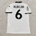 David Albelda #6 Valencia White Retro Football Jersey