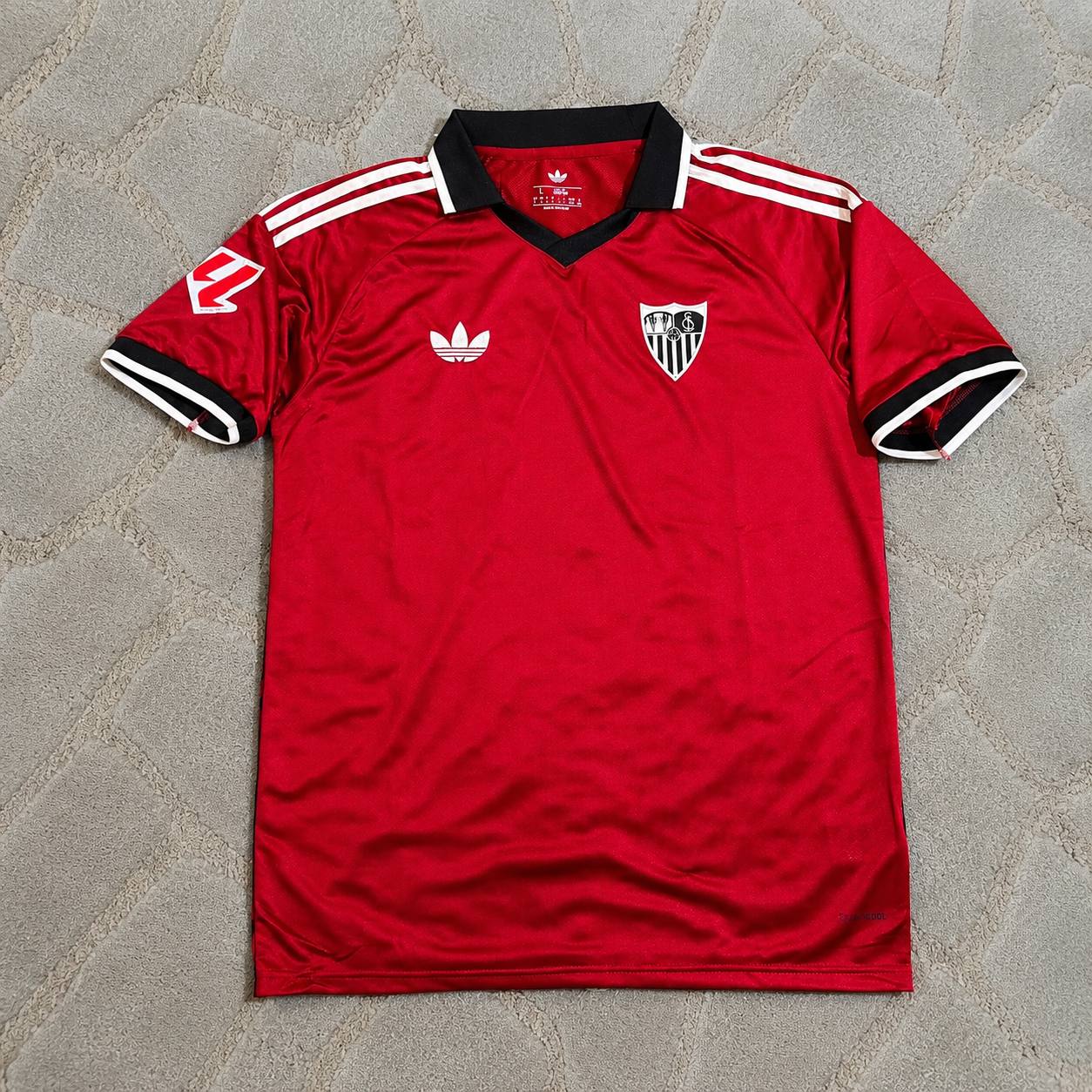 Sergio Ramos Sevilla Red Home Retro Football Jersey Kit