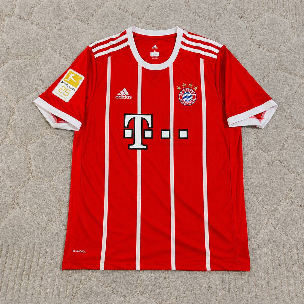 Jerome Boateng Bayern Munich 2017-2018 Retro Home Jersey