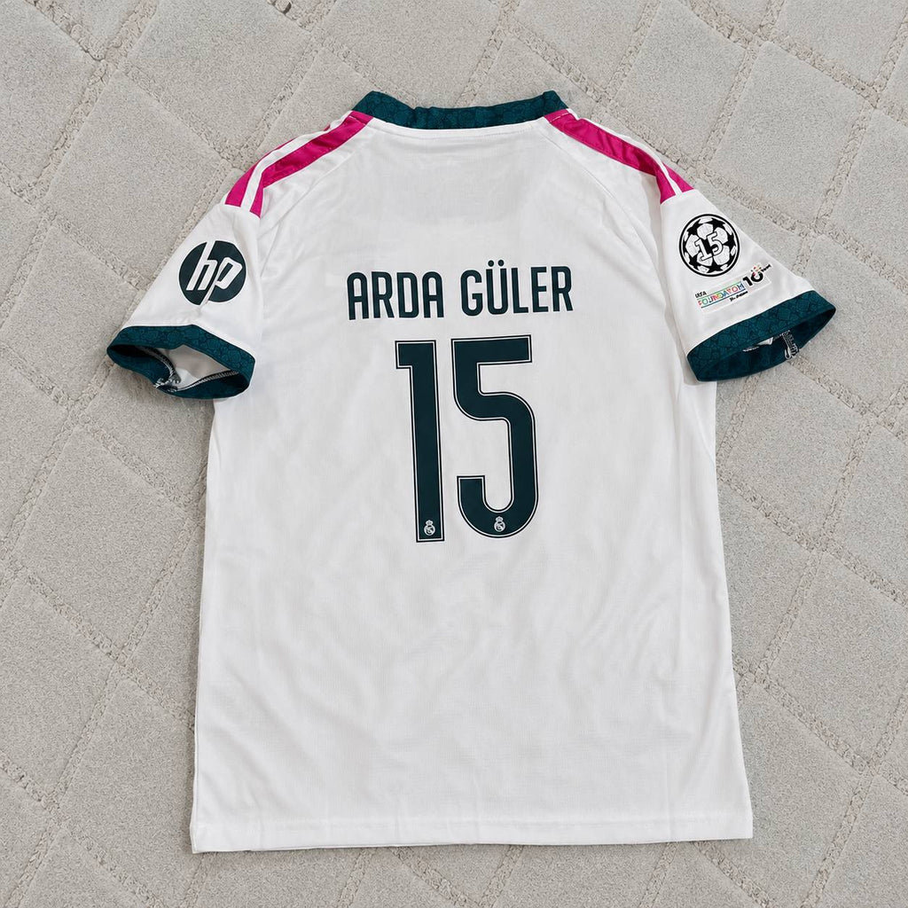 Arda Güler White  Jersey Maillot Trikot Soccer Shirt