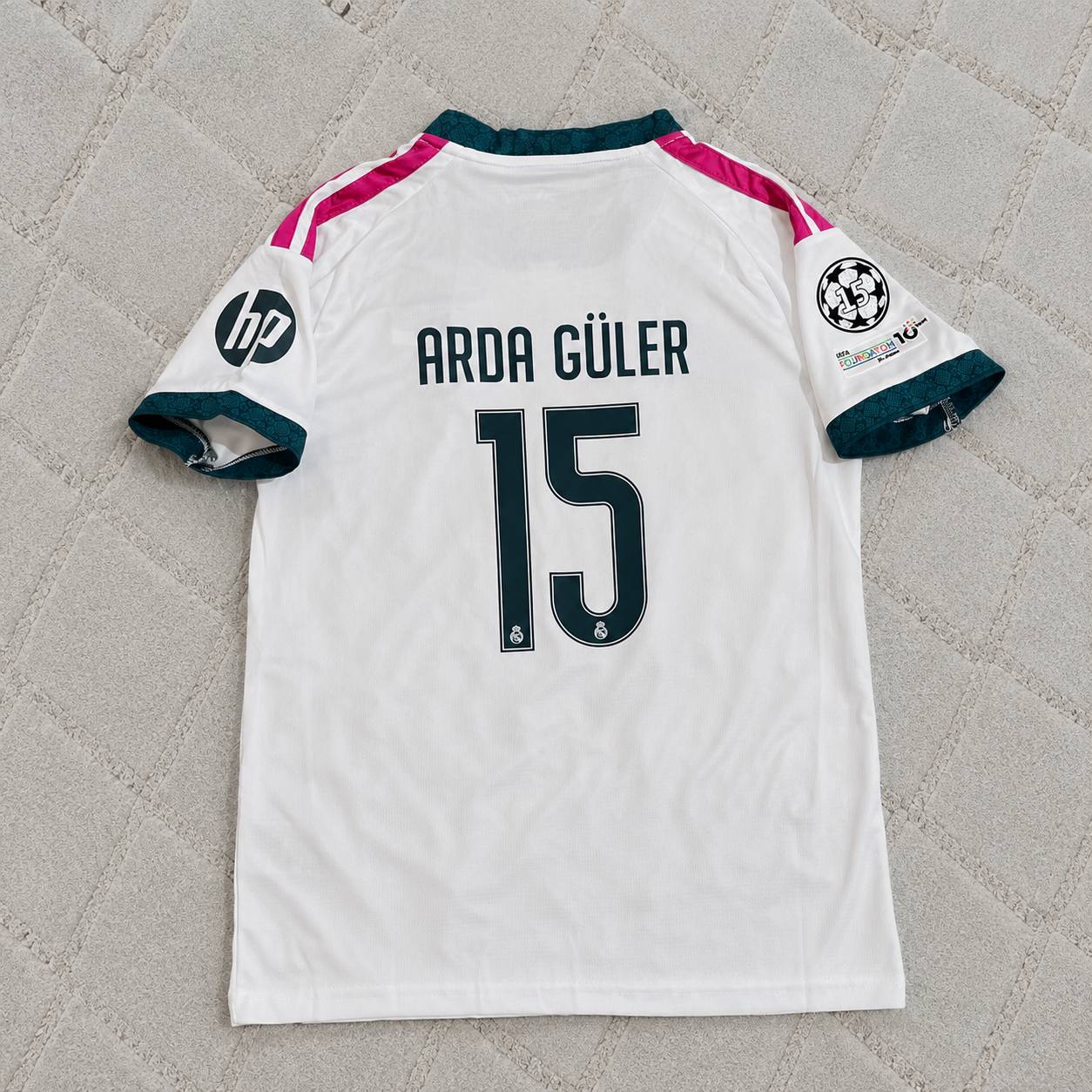 Arda Güler White  Jersey Maillot Trikot Soccer Shirt