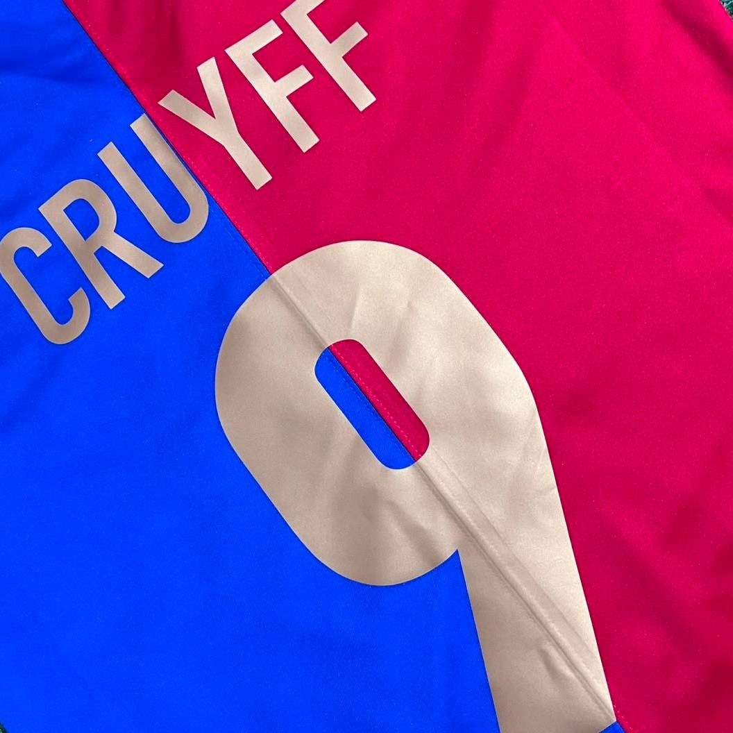 Johan Cruyff – Barcelona Special Retro Kit Jersey – | Trikot | Maillot Soccer Shirt