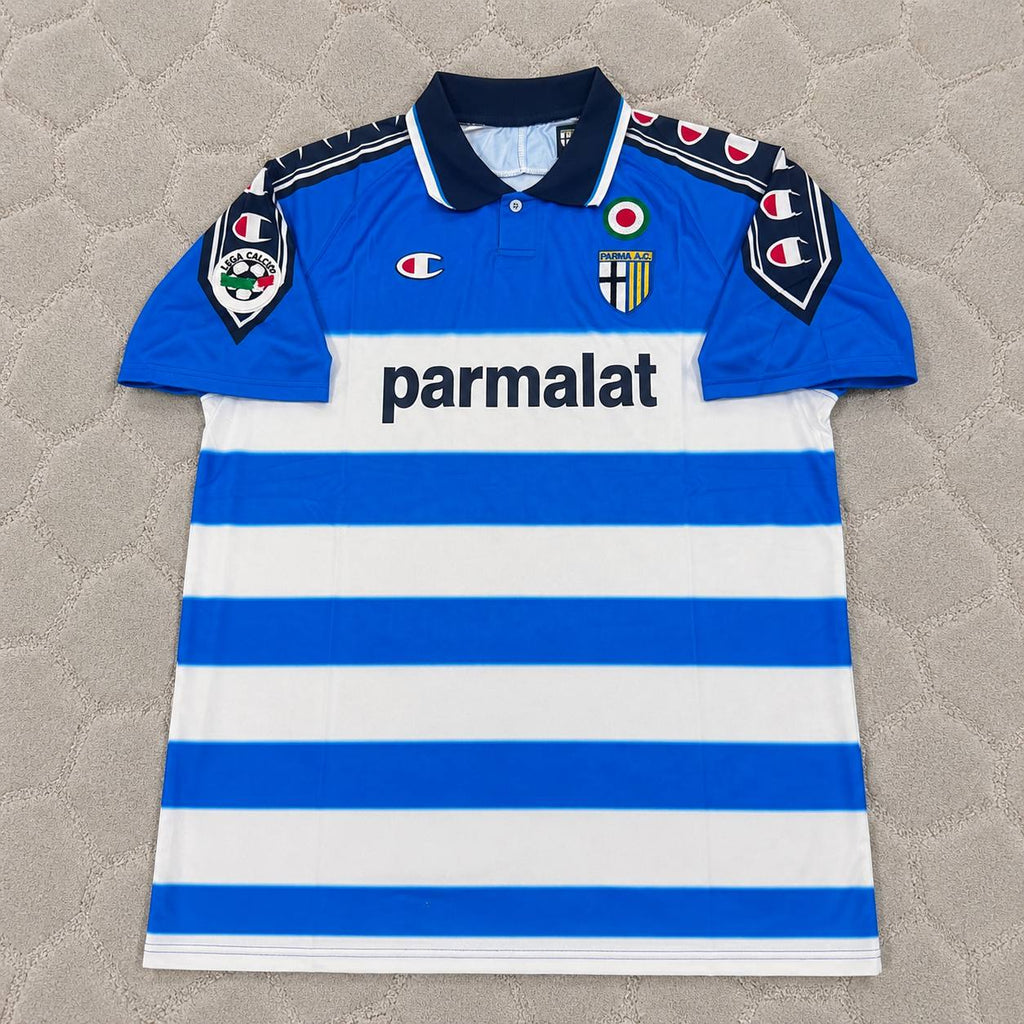 Gianluigi Buffon Parma 1999/2000 Blue Retro Jersey Trikot Maillot