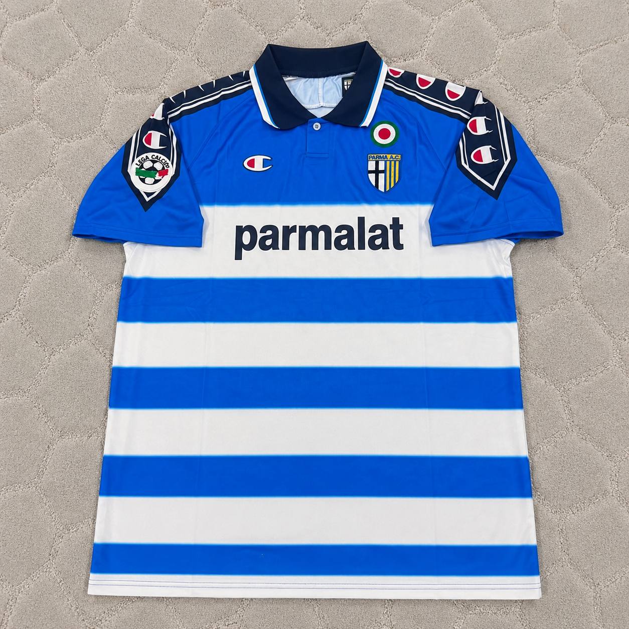 Gianluigi Buffon Parma 1999/2000 Blue Retro Jersey Trikot Maillot