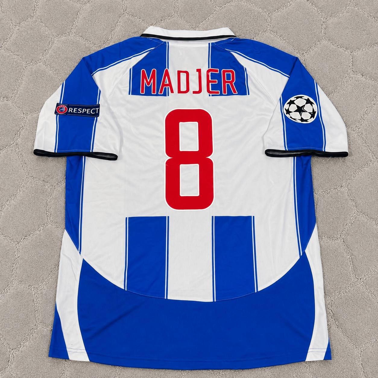 Rabah Madjer 8- Porto Retro Football Jersey