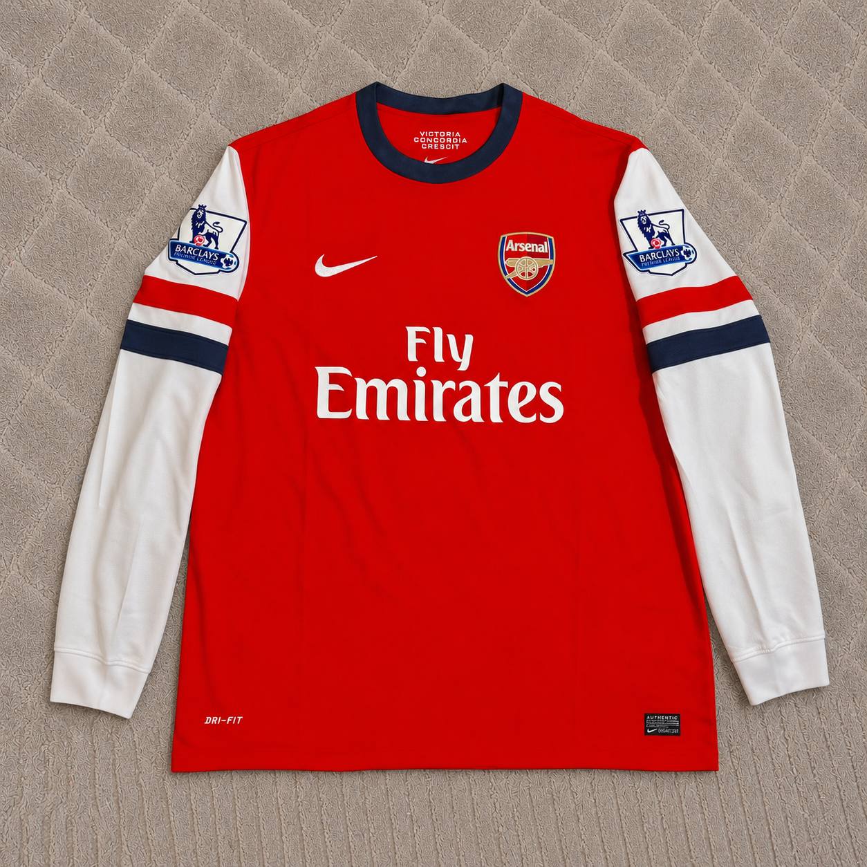 Jack Wilshere Arsenal 2011-2012 Retro Kit Jersey Trikot Maglia Soccer Shirt