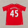 Mario Balotelli 45- Liverpool 2014/15 Home Retro Kit Jersey Trikot Maillot Soccer Shirt