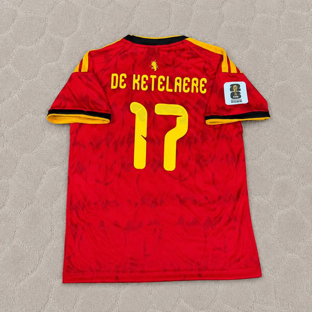 Charles De Ketelaere Belgique Belgien Belgie 2026 World Cup Jersey