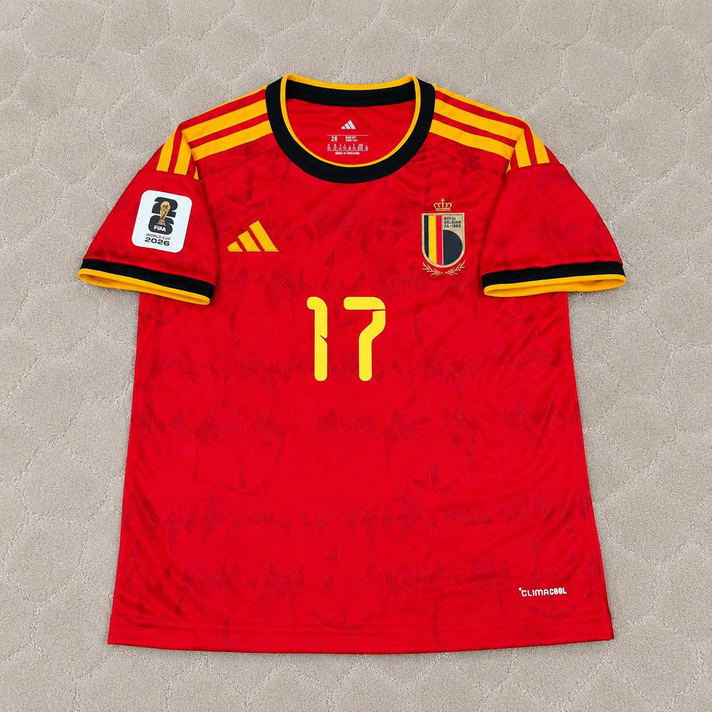 Charles De Ketelaere Belgique Belgien Belgie 2026 World Cup Jersey