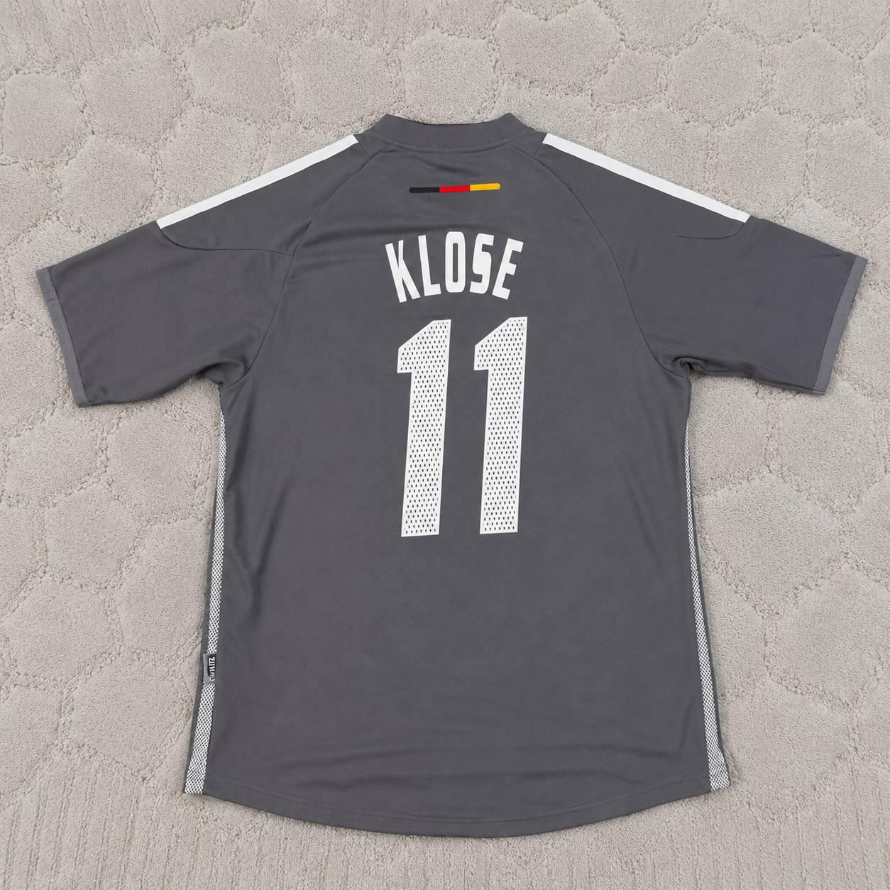 Miroslav Klose Germany 2002 World Cup Gray Special Retro Football Jersey
