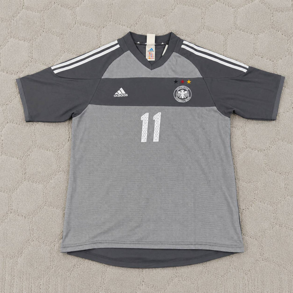 Miroslav Klose Germany 2002 World Cup Gray Special Retro Football Jersey
