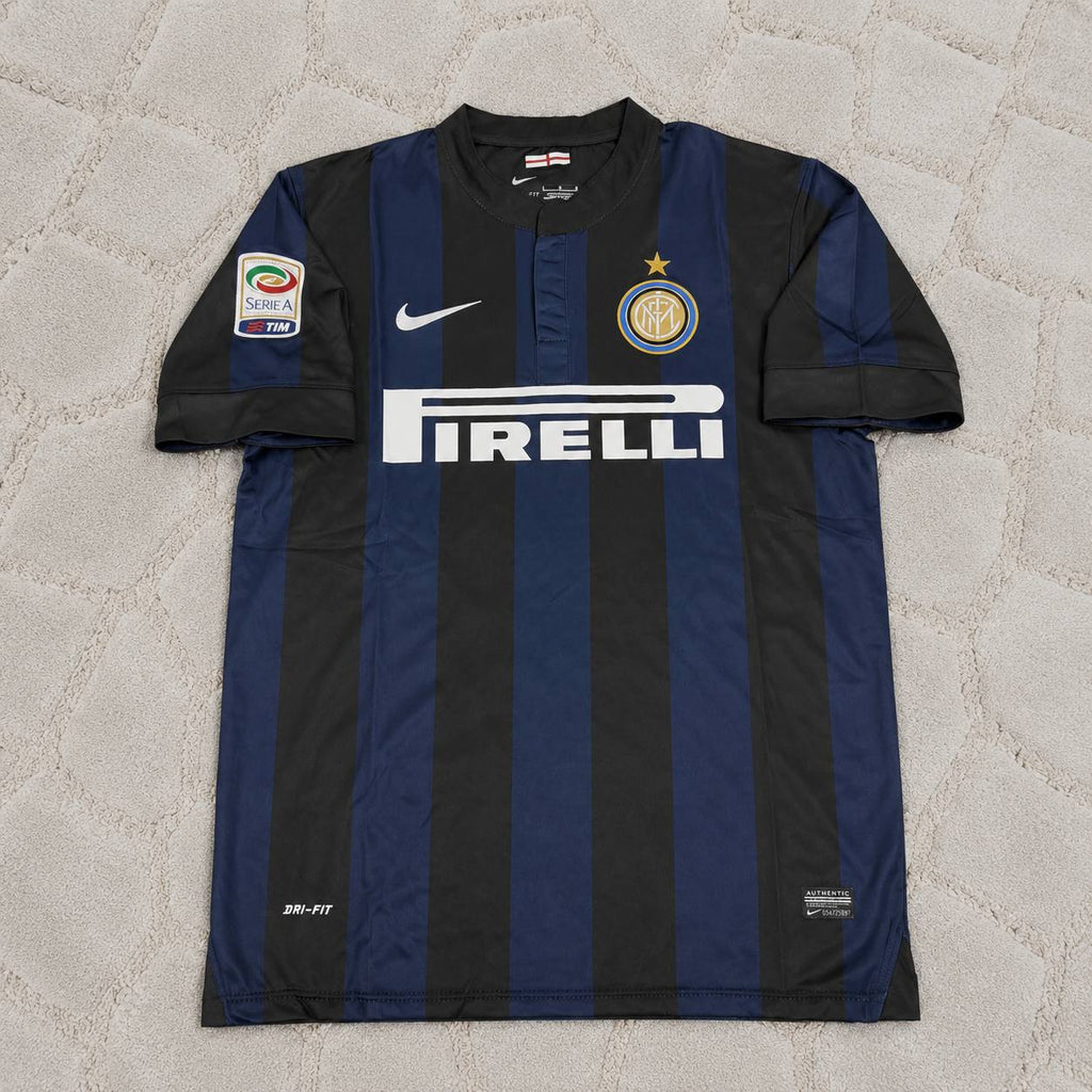 Esteban Cambiasso Inter Milan 2013–2014 Home Retro Football Jersey Kit