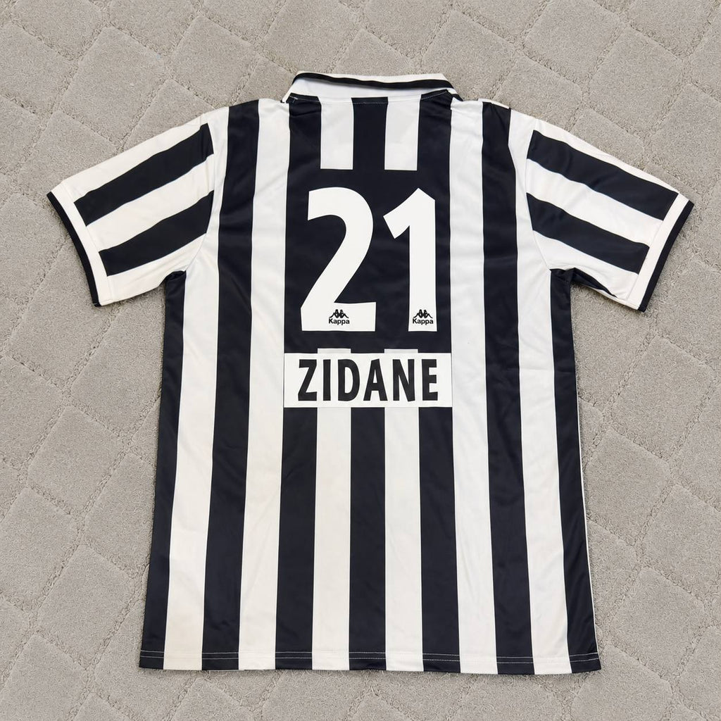 Zinedine Zidane Juventus 1996 1997 Retro Football Jersey