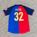 Carles Puyol Barcelona 1998/1999 Retro Football Jersey Trikot Maillot Magliaa