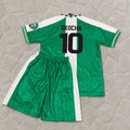 Jay-Jay Okocha 10 - Nigeria 1994 1996 Kids Retro Kit Jersey Maillot Trikot Soccer Shirt