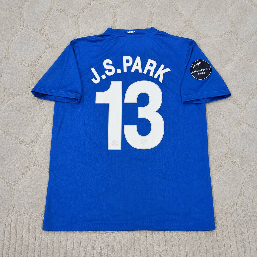 Park Ji-sung Manchester United 2008 Champions League Retro Soccer Jersey Trikot Maillot