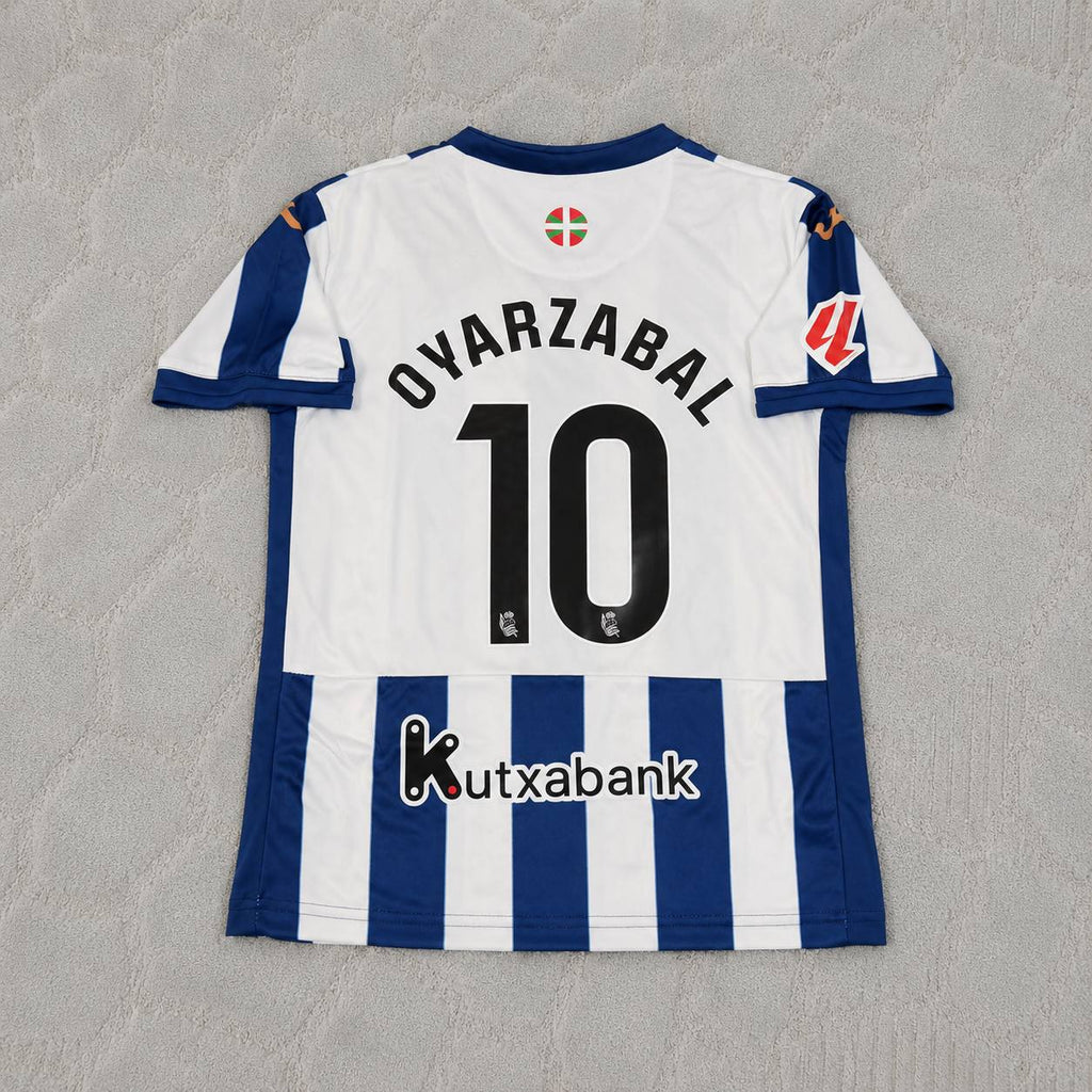 Mikel Oyarzabal Real Sociedad 2027 New Season Home Jersey Trikot Maillot Soccer Shirt
