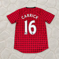 Michael Carrick Manchester United 2012 2013 Season Red Retro Jersey Maillot Trikot