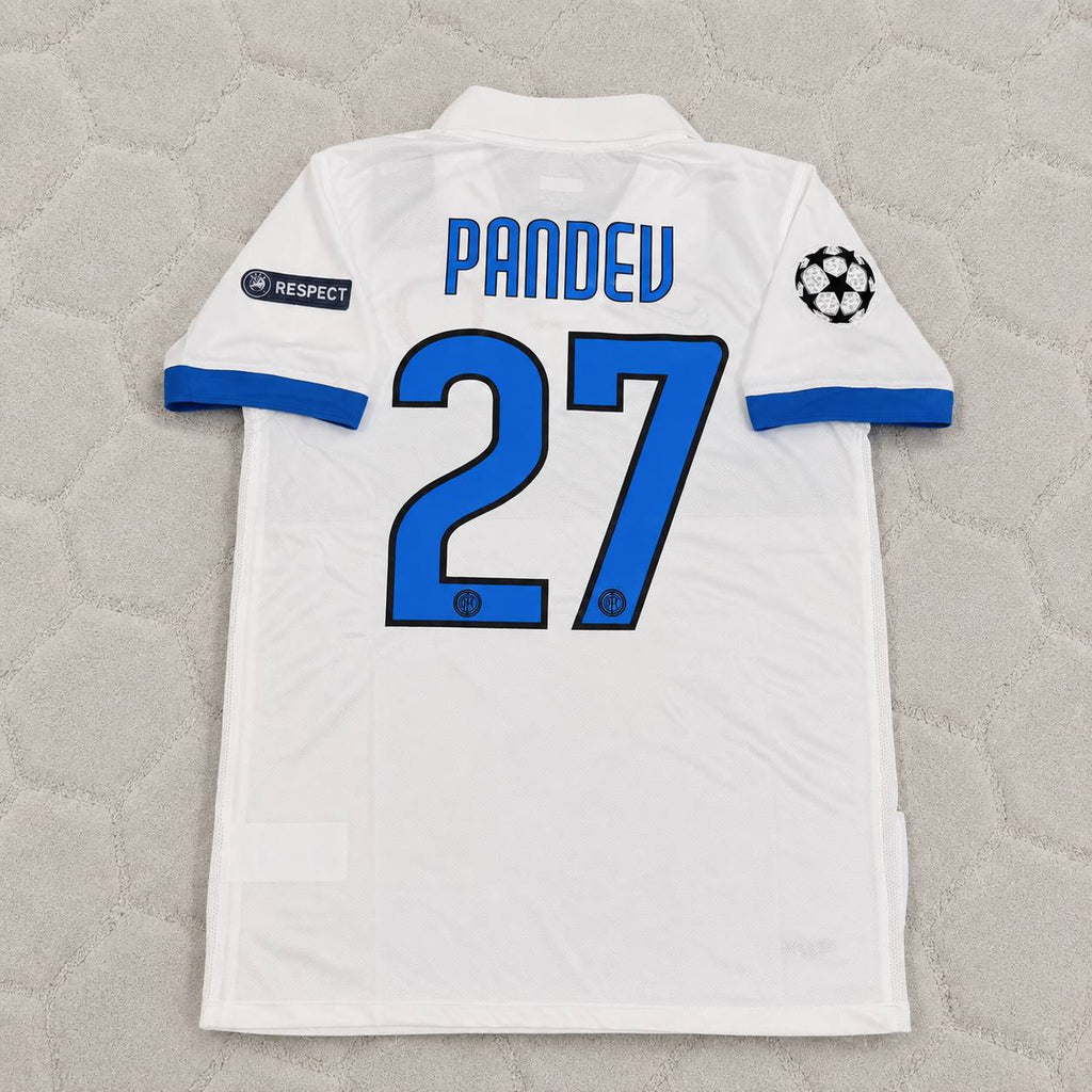Goran Pandev Inter 2009/2010 White Retro Football Jersey