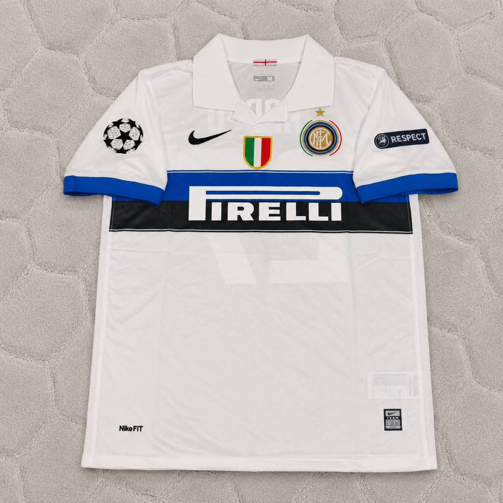 Goran Pandev Inter 2009/2010 White Retro Football Jersey