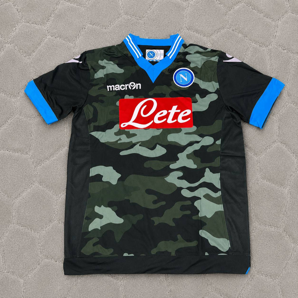 Goran Pandev 19 – Napoli 2013-14 Retro Kit Jersey Trikot Maillot Soccer Shirt