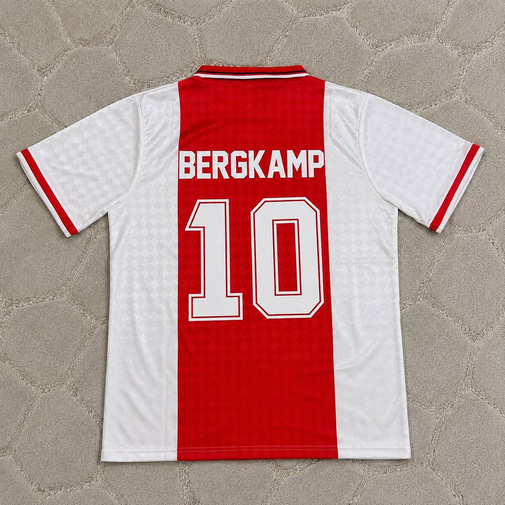 Dennis Bergkamp Ajax 1988 1990 Retro Football Jersey