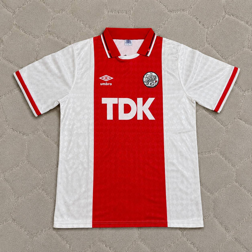 Dennis Bergkamp Ajax 1988 1990 Retro Football Jersey