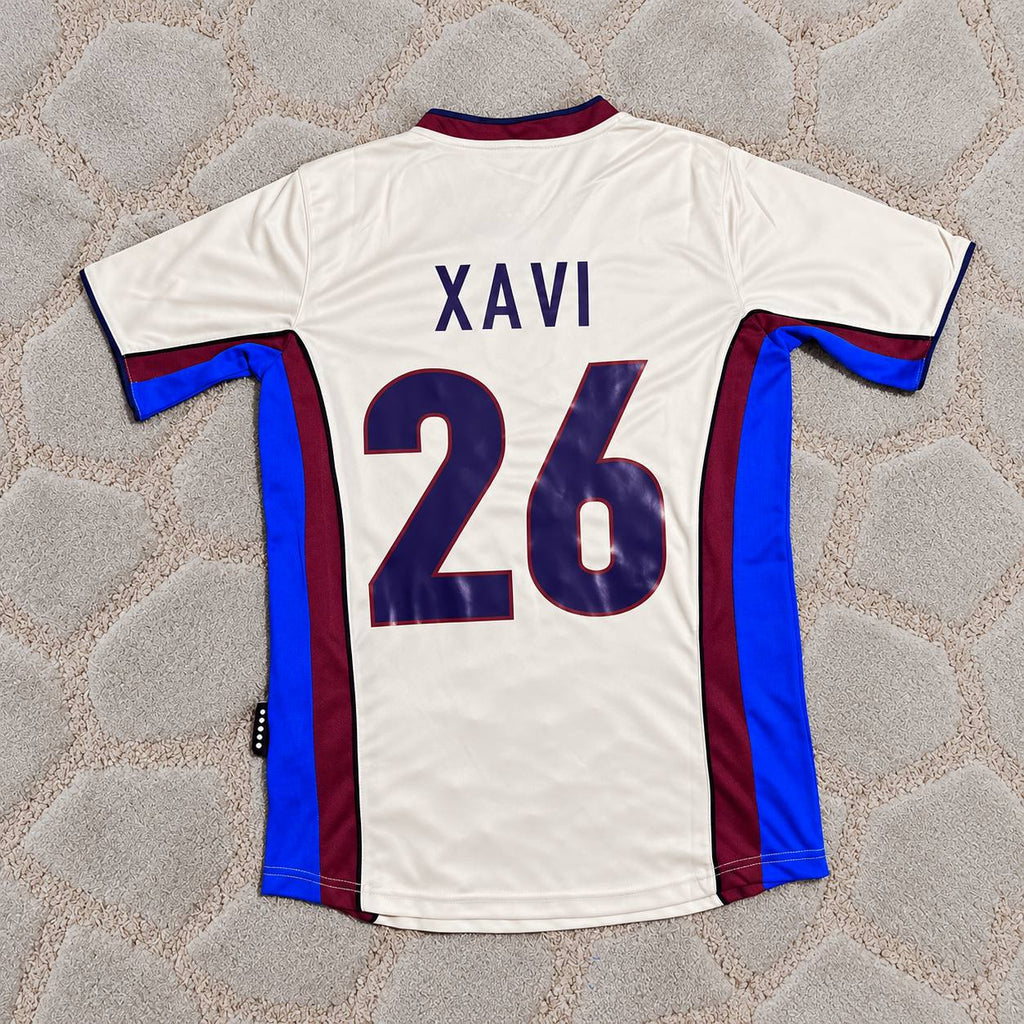 Xavi Barcelona 1998/99 Retro Football Jersey Trikot Maillot Magliaa