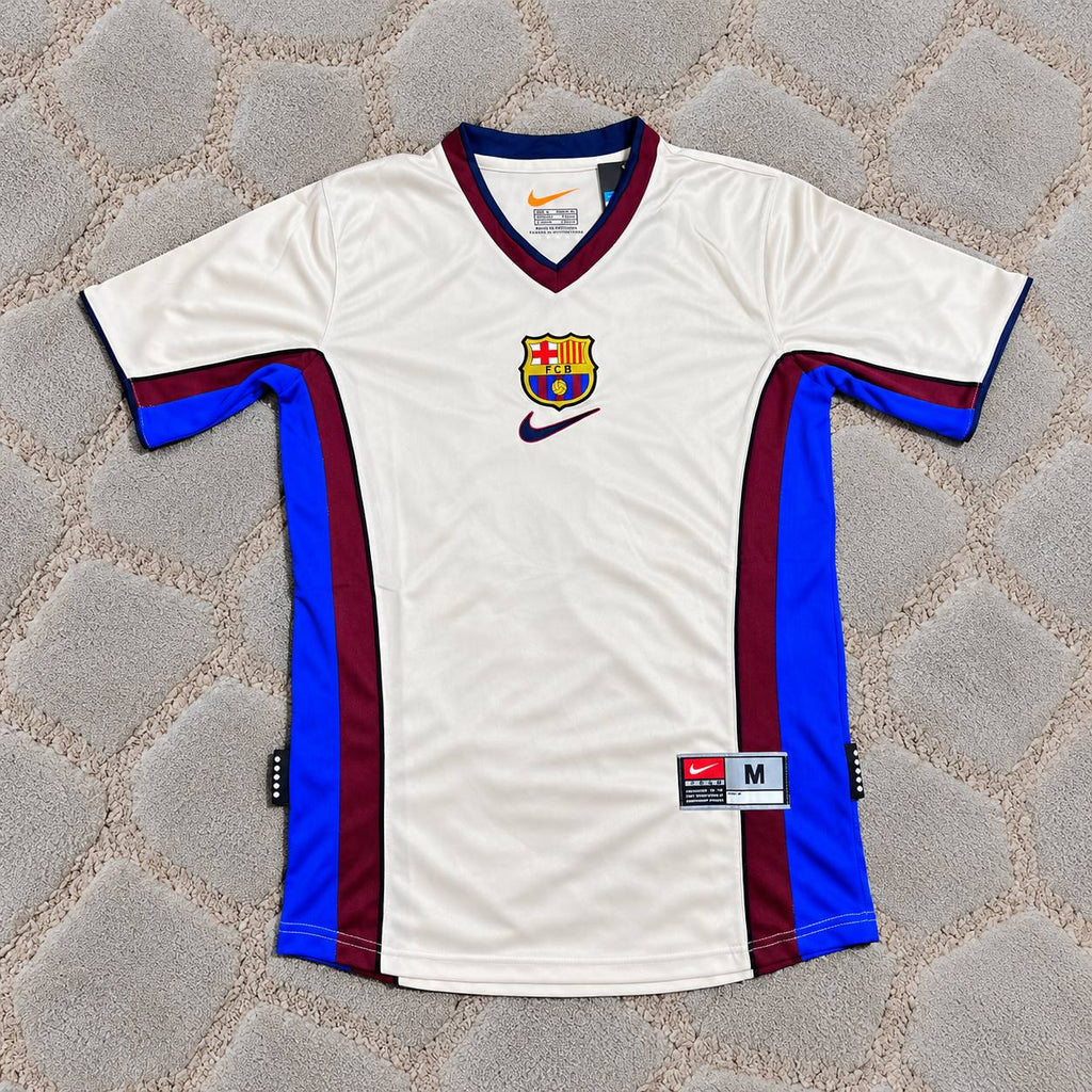 Xavi Barcelona 1998/99 Retro Football Jersey Trikot Maillot Magliaa