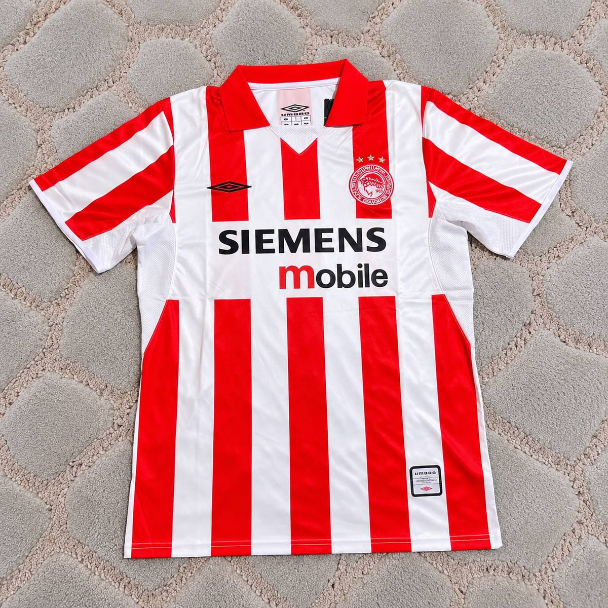 Yaya Toure Olympiacos Special Retro Home Football Jersey Soccer Trikot Maillot Magliaa