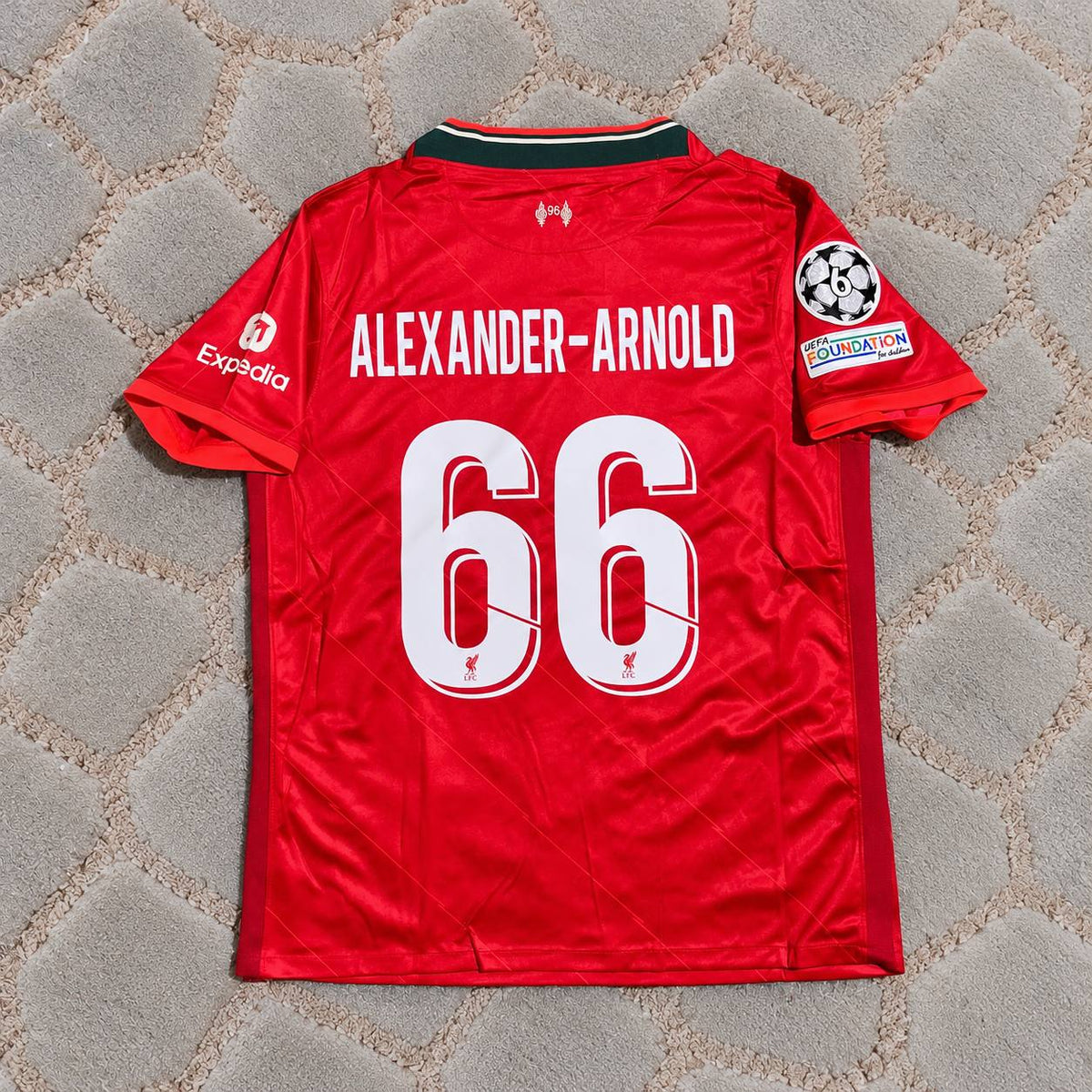 Trent Alexander-Armold #66 Liverpool 2022 Champions League Final Home Retro Football Jersey Soccer Trikot Maillot