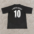 Ruud van Nistelrooy Manchester United 2003 2004 Away Black Retro Football Jersey Soccer Trikot Maillot