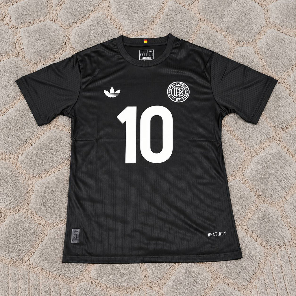 Thomas Hassler Germany 125 Years Special Black Football Jersey Trikot Maillot