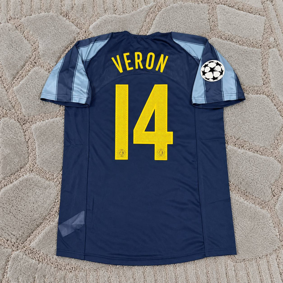 Juan Sebastian Veron #14 Inter Milan 2004 2005 Retro Football Jersey Trikot Maillot