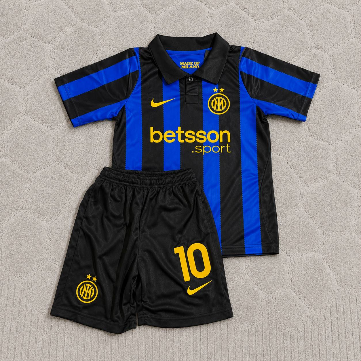 Hakan Calhanoglu Inter Home New Season 2027 Kids Jersey Trikot Maillot Soccer Shirt