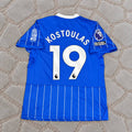 Charalampos Kostoulas Brighton 2026 2027 #19 Home Blue Football Jersey Trikot Maillot