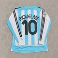 Juan Román Riquelme #10 Argentina 2006 World Cup Retro Long Sleeve Football Jersey