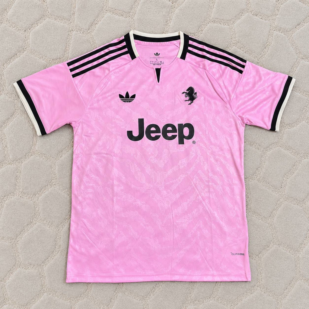 Kenan Yıldız Juventus 2026/2027 New Season Away Pink Football Jersey