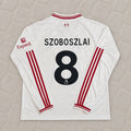 Dominik Szoboszlai Liverpool 2027 New Season Long Sleeve Away White Football Jersey Kit