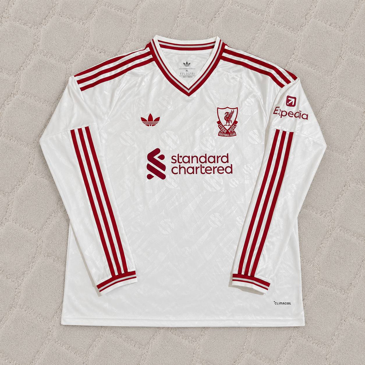 Dominik Szoboszlai Liverpool 2027 New Season Long Sleeve Away White Football Jersey Kit