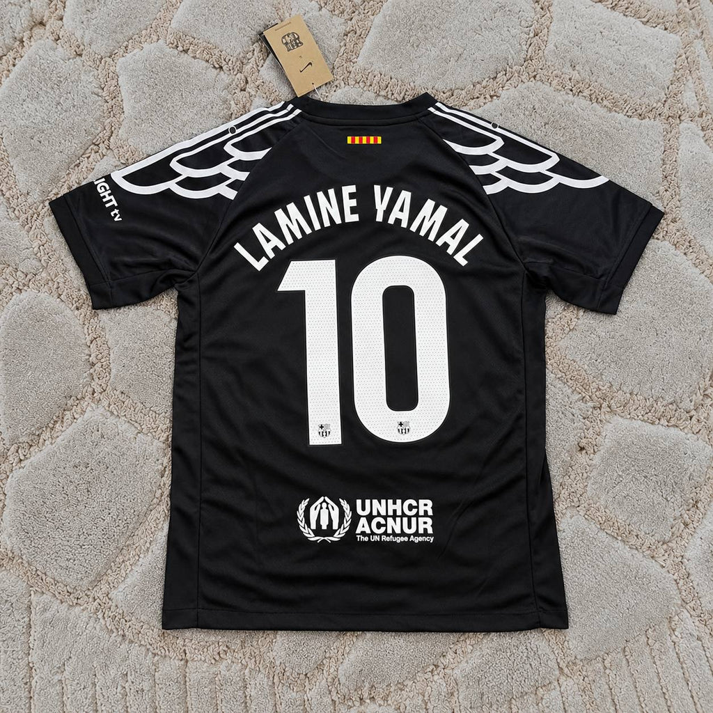 Lamine Yamal #10 Barcelona 2026 Black Football Jersey Soccer Shirt Trikot Maillot Magliaa