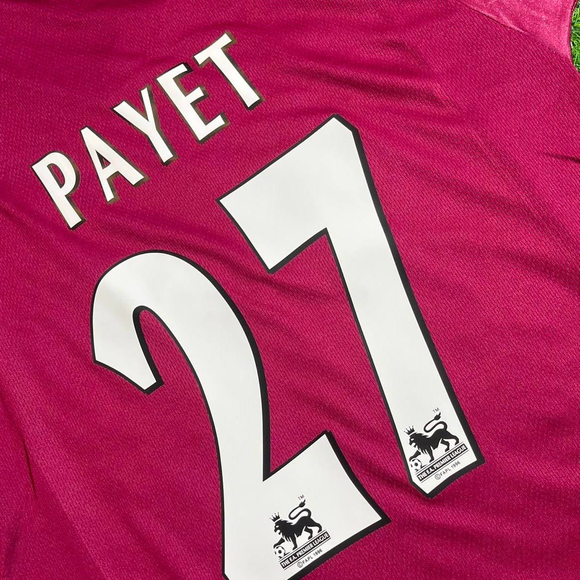 Dimitri Payet #27 West Ham United Home Retro Football Jersey